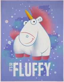 Minions Fluffy Unicorns Deluxe golvmatta till barn 95x125