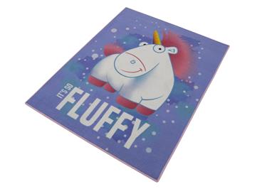 Minions Fluffy Unicorns Deluxe golvmatta till barn 95x125-4