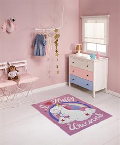 Minions I Love Fluffy Unicorns Deluxe golvmatta till barn 95x125-3