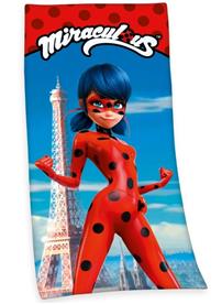 Miraculous Ladybug Badhandduk 75 x 150 cm - 100 procent bomull