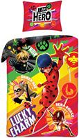 Miraculous Ladybug ”Lucky Charm” sängkläder, 100 % bomull