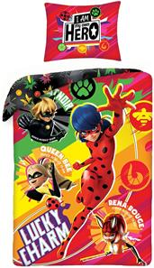Miraculous Ladybug ”Lucky Charm” sängkläder, 100 % bomull