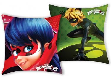 Miraculous Ladybug och Cat Noir Prydnadskudde 