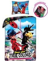 Miraculous Ladybug ”Show your true colors” Sängkläder inkl. ryggsäck