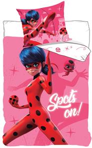 Miraculous Ladybug 'Spots on' Påslakanset 150 x 210 cm - 100 procent bomull