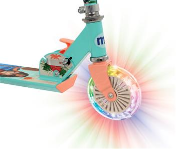 Moana hopfällbar sparkcykel med lysande hjul till barn-2