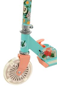 Moana hopfällbar sparkcykel med lysande hjul till barn-7
