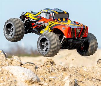 Guokai 1:16 4WD MonsterTruck Radiostyrd  Off-Road  2,4Ghz 35 km/h, Röd-3