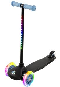 MoVe Tilt & Glo 3-hjulig Sparkcykel med LED-ljus – Blå