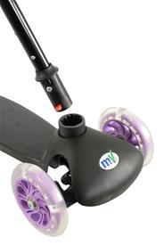 MoVe Tilt & Glo 3-hjulig Sparkcykel med LED-ljus – Lila-6