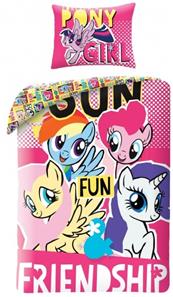 My Little Pony-sängkläder och ryggsäck