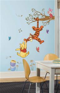 Nalle Puh Svingar för att få honung Gigant Wallsticker