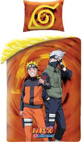 Naruto Battle-sängkläder 140 x 200 cm – 100 procent bomull
