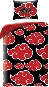 Naruto Red Cloud sängkläder 140 x 200 cm – 100 procent bomull