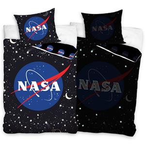 NASA ”Glow in dark” sängkläder 140x200 cm – 100 procent bomull