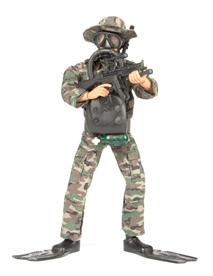 NAVY Seal Special OPS figur 30,5cm m. tillbehör