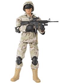 NAVY Seal Team Six figur 30,5cm m. tillbehör