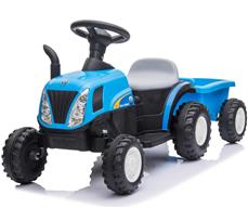 New Holland T7 Traktor med trailer (2x12V motor)