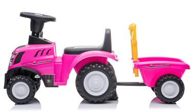 New Holland T7 Gå-Traktor med Trailer och verktyg, Pink-2