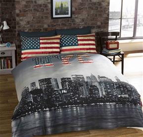 New York City, USA – Sängkläder