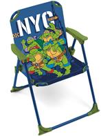Ninja Turtles hopfällbar barnstol med armstöd