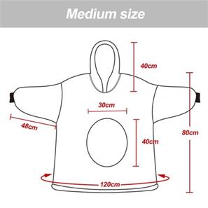 Noxxiez Cuddle Hoodiez - Kanin, Medium(7-14 år)-3