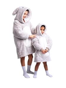 Noxxiez Cuddle Hoodiez - Kanin,  Small (3-6 år)-2