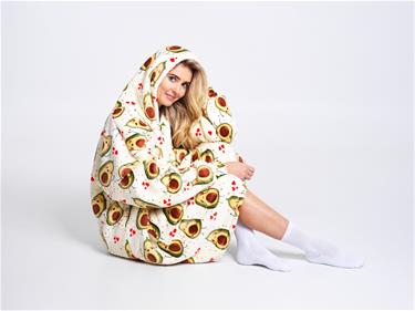 Noxxiez Cuddle Vuxen Hoodiez - Avocado-2