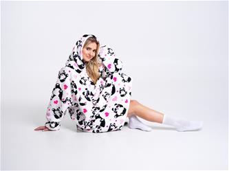 Noxxiez Cuddle Vuxen Hoodiez - Panda-2