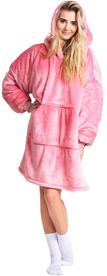 Noxxiez Cuddle Vuxen Hoodiez - Pink