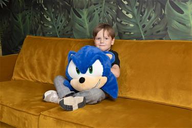 Noxxiez Jätte nallebjörn, handvärmare och kudde - Sonic-3