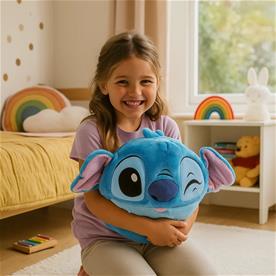 Noxxiez Jätte nallebjörn, handvärmare och kudde - Stitch-3
