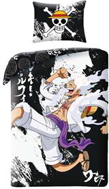 One Piece Luffy-sängkläder 140 x 200 cm - 100 procent bomull