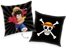 One Piece Prydnadskudde (svart/svart)