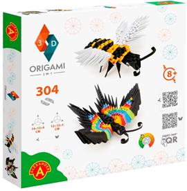 Origami 3D - Bi och fjäril