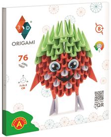Origami 3D -  Jordgubbe