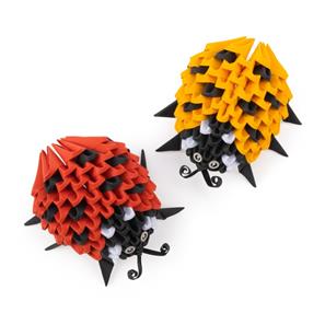 Origami 3D - Nyckelpigor-2