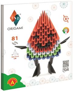 Origami 3D -  Vattenmelon