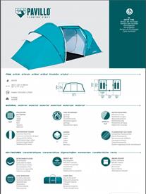 Pavillo Family Ground 4 Tält 460 x 230 x 185 cm-4