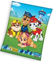 Paw Patrol Coral Fleecefilt - 150 x 200 cm