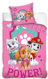 Paw Patrol Power! Påslakanset 150 x 210 cm - 100 procent bomull
