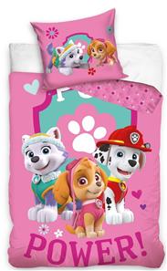 Paw Patrol Power! Påslakanset 150 x 210 cm - 100 procent bomull