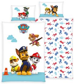 Paw Patrol-sängkläder i flanell, 100 x 135 cm – bomull
