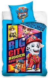 Paw Patrol The Movie ”Big City” Sängkläder 140 x 200 cm, 100 procent bomull