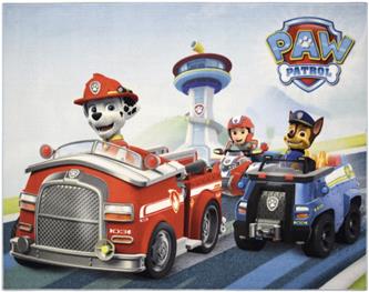 Paw Patrol ''Till undsättning '' Deluxe golvmatta till barn 95x125