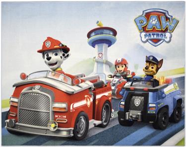 Paw Patrol ''Till undsättning '' Deluxe golvmatta till barn 95x125