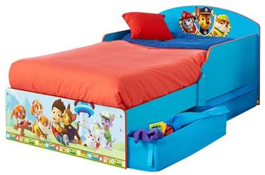 Paw Patrol Trä Säng med förvaring (140cm)