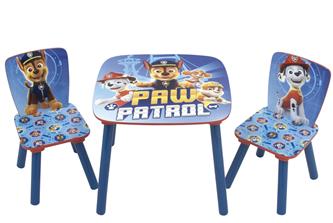 Paw Patrol träbord med stolar-2