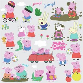 Peppa Gris wallstickers-5