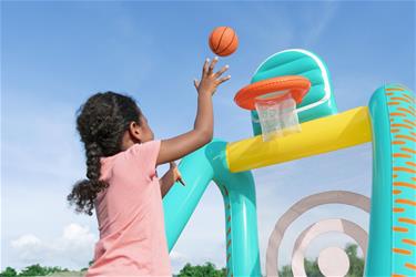 Perfect Aim 3-i-1 uppblåsbart trädgårdsspel 127 x 109 x 178 cm-4